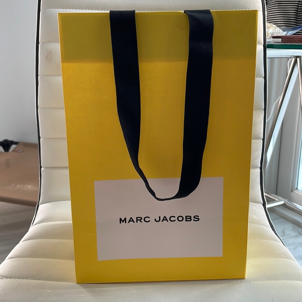 Empty Yellow Marc Jacoba bag